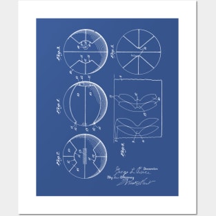 Basketball Vintage Patent Hand Drawing Posters and Art